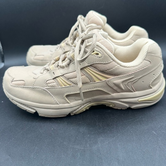 Vionic Womens 23 Walk Taupe Leather Performance Walking Shoes Sneakers Sz 9 - Picture 3 of 6